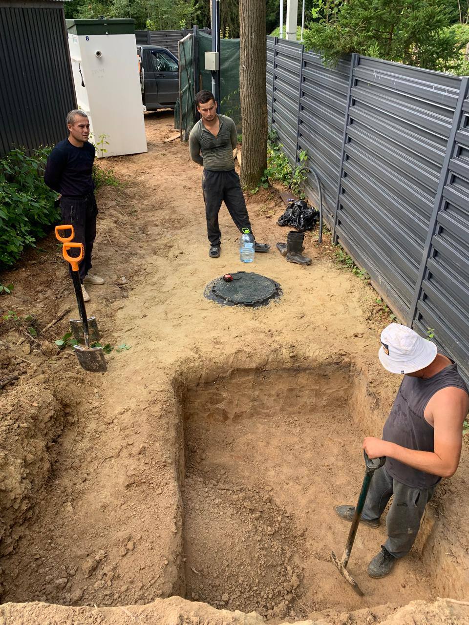 Септик из бетонных колец